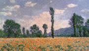 Claude Monet Poppy Field at Giverny Spain oil painting artist